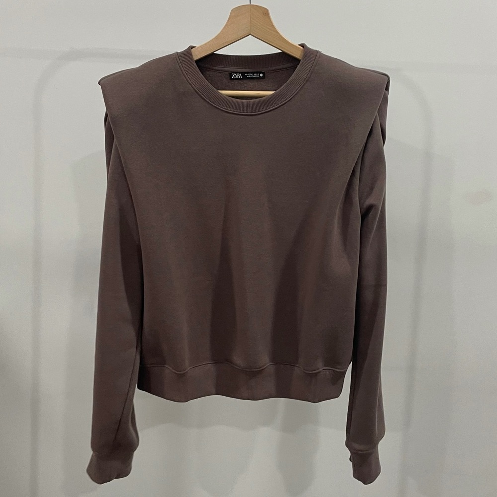 Zara taupe sweatshirt - Picture 11 of 13